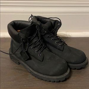 Boys 3 Black Timberland Boots